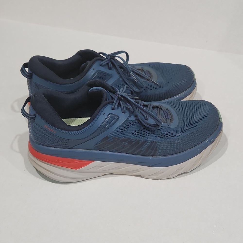 Hoka One One Bondi 7 Wide Running Shoes 1110530 RTOS Size 11 2E